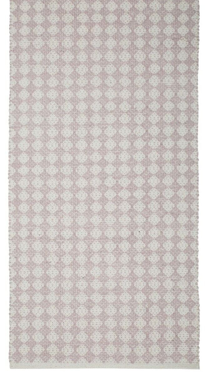 Svanefors Temmy puuvillamatto 70×240 cm roosa