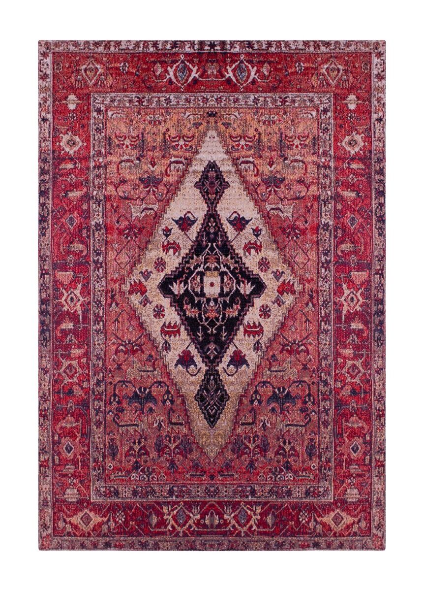 K/M Tibet Afghan matto 200×290 cm punainen