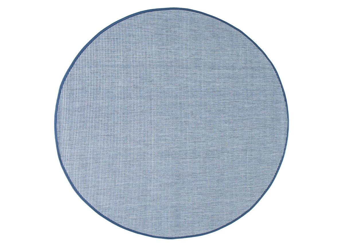 K/M Elite matto 240 cm pyöreä sininen sisä- ja ulkokäyttöön
