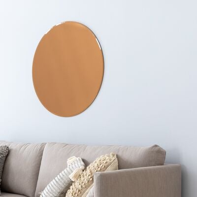 Arvid pyöreä seinäpeili 80 cm pronssi