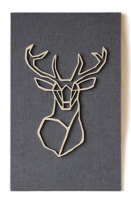 Koivuiset Peurataulu - hiili 37x57 cm