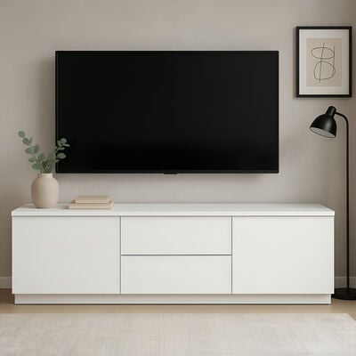 Anton tv-taso 150 cm, valkoinen