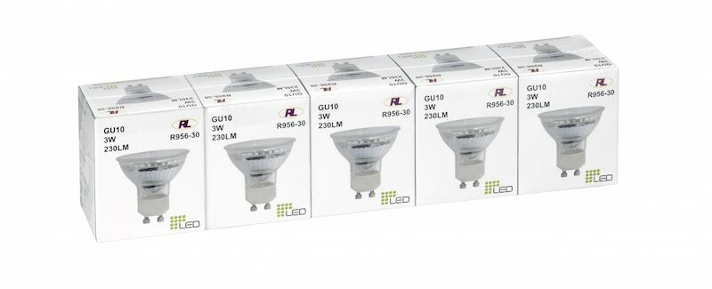 Trio LED-lamppu GU10 3 W 5 kpl/pakkaus