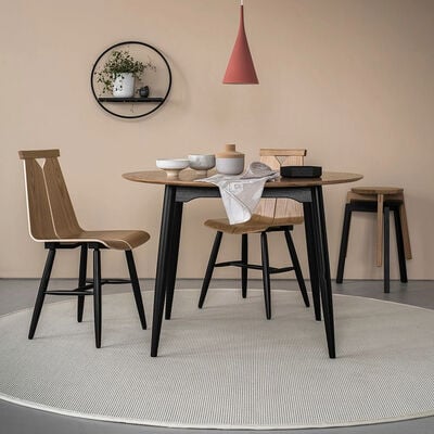 VM Carpet Esmeralda matto 160 cm pyöreä harmaa
