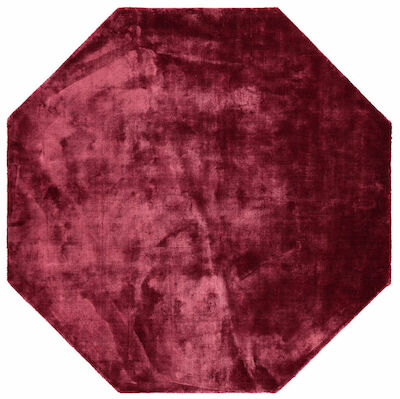 Finarte Suraya viskoosimatto 140 cm kahdeksankulmainen vaaleanpunainen