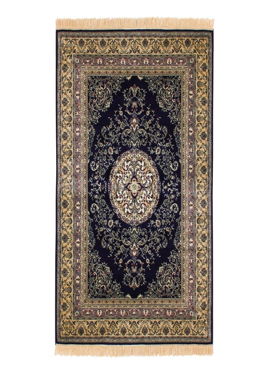 K/M Casablanca Medallion viskoosimatto 130×190 cm sininen