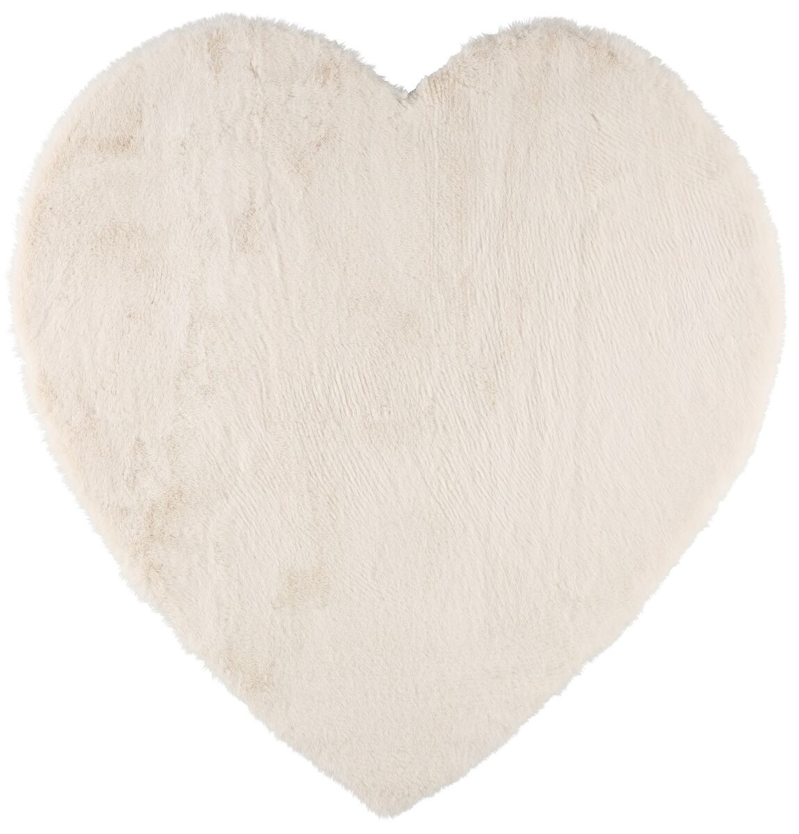 4living sydän matto 80×80 cm valkoinen
