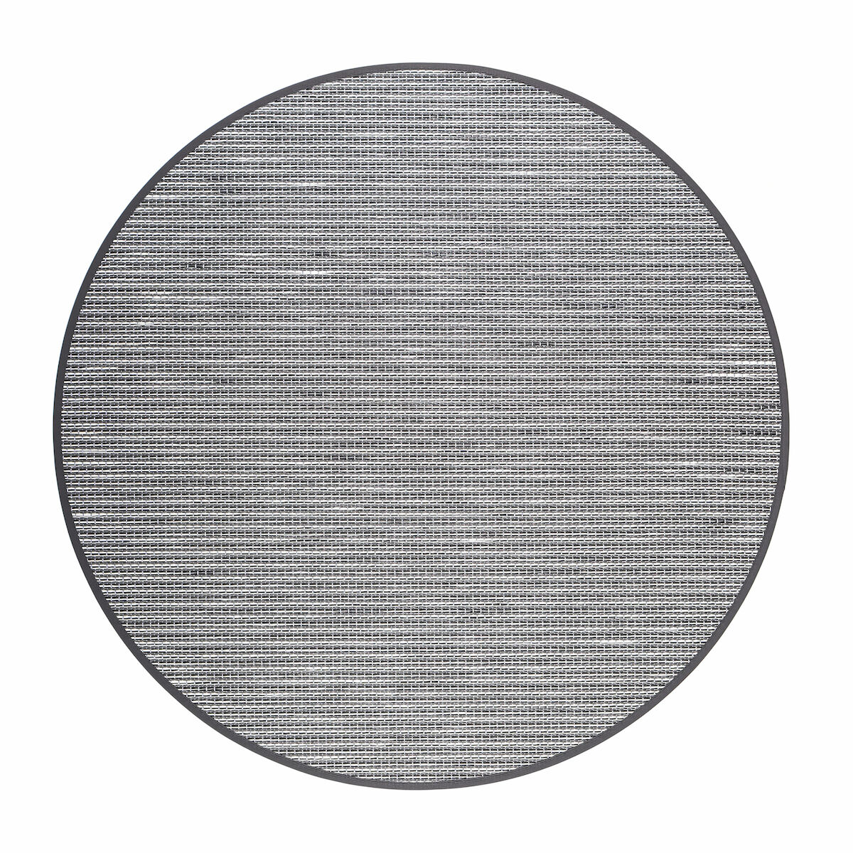 VM Carpet Honka paperinarumatto 160 cm pyöreä valkoinen/musta