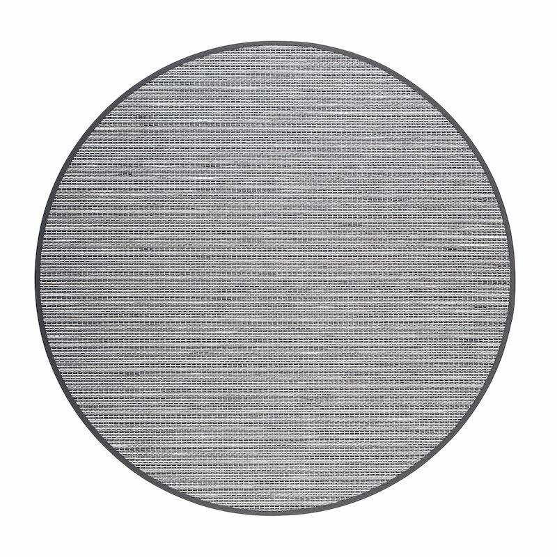 VM Carpet Honka paperinarumatto pyöreä valkoinen/musta