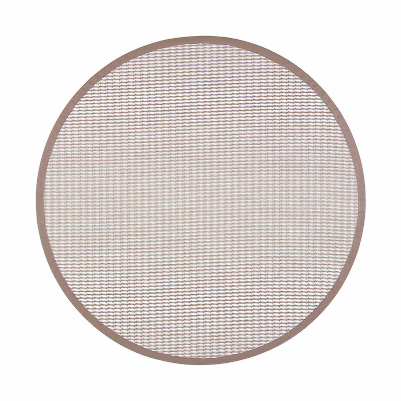 VM Carpet Kelo paperinarumatto 240 cm pyöreä luonnonväri/valkoinen