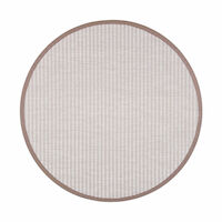 VM Carpet Kelo paperinarumatto 133 cm pyöreä luonnonväri/valkoinen