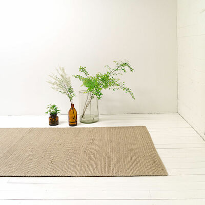 Finarte Natur juuttimatto 100x200 cm harmaa