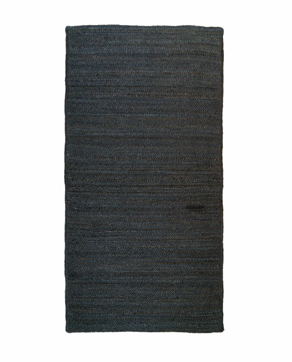 Finarte Natur juuttimatto 100×200 cm tummanharmaa