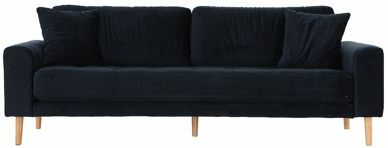 House Nordic Lido 3-istuttava sohva Bluvel 89 tummansininen sametti