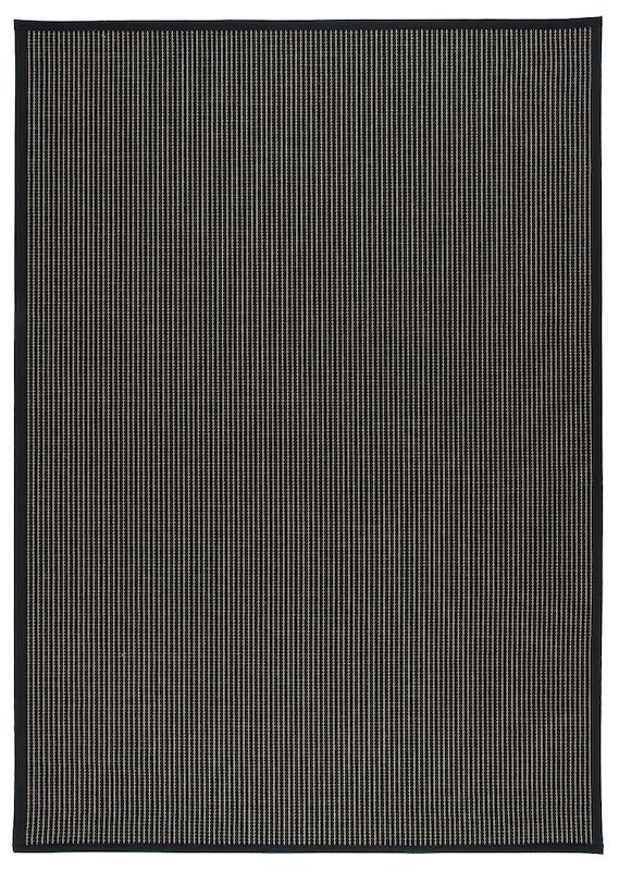 VM Carpet Lyyra matto pyöreä musta