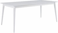 Kaarna ruokapöytä 180x90 cm valkoinen