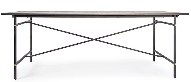 Cliff ruokapöytä 200x95 cm musta