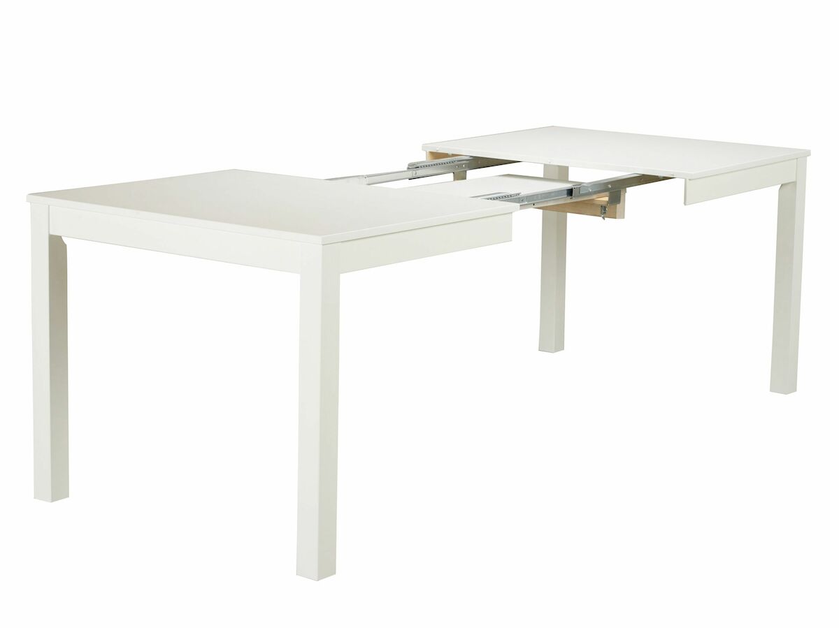 Veke Akseli pöytä 140+40x90cm valkoinen