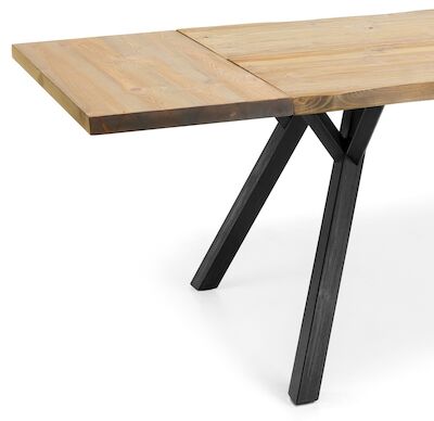 Lana ja Triangel pöydän jatkopala 45x88 cm harmaa