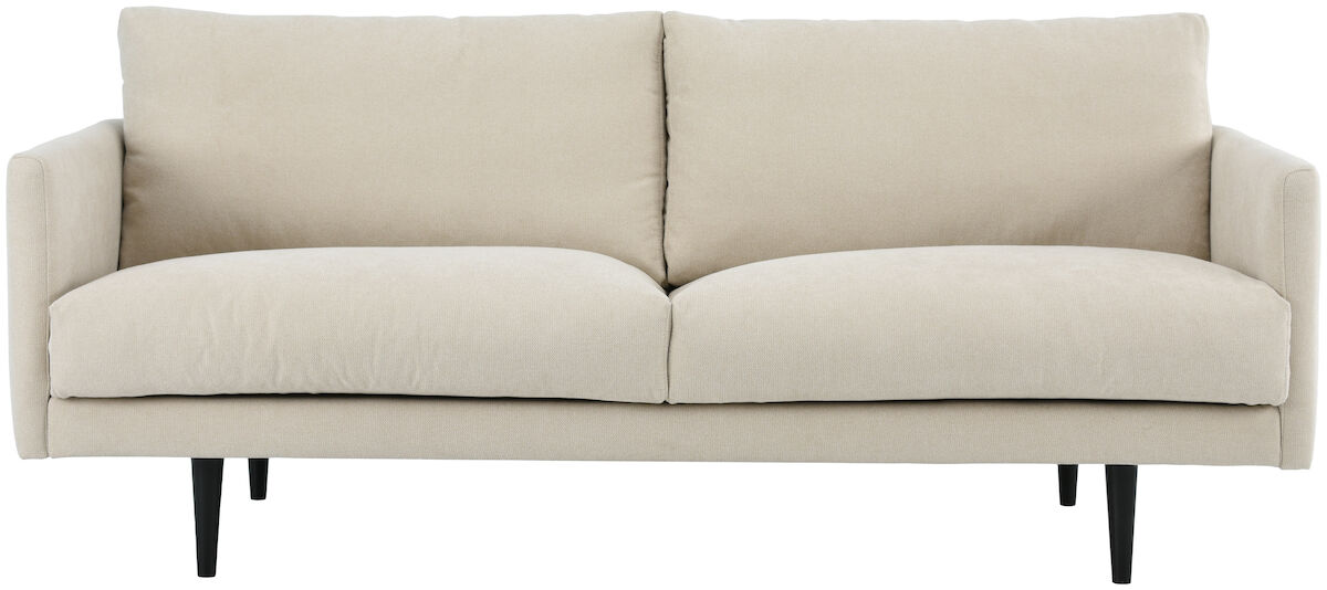 Huurre 2,5-istuttava sohva beige,Bloq 05,Jalka J-138 Musta