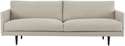 Huurre 3-istuttava sohva beige,Bloq 05,Jalka J-138 Musta