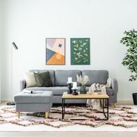 House Nordic Firenze 3-istuttava sohva vaaleanharmaa Hugo 10