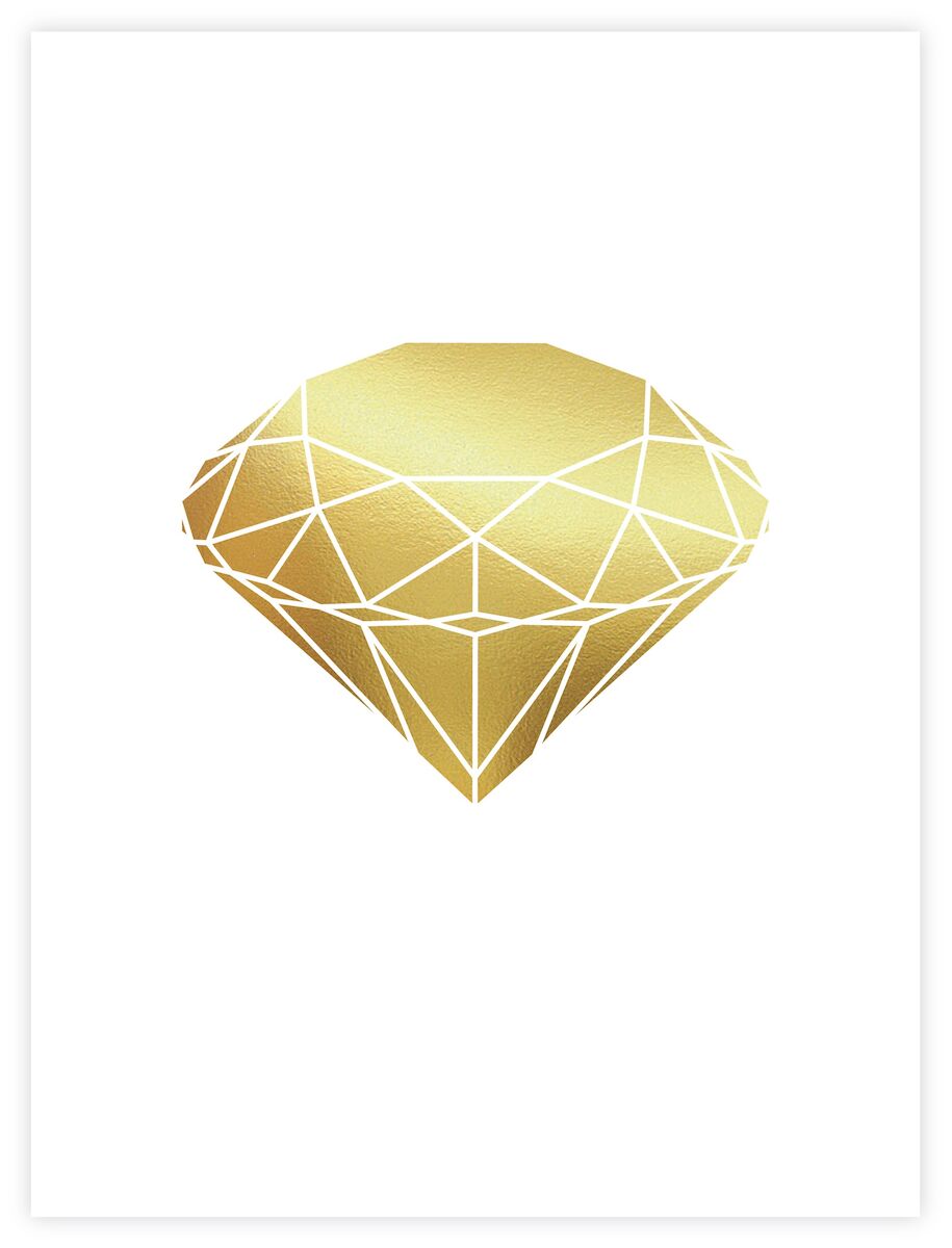 ArtLink Kultainen timantti juliste 18×24 cm
