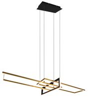 Trio Salinas LED riippuvalaisin mattamessinki/mattamusta