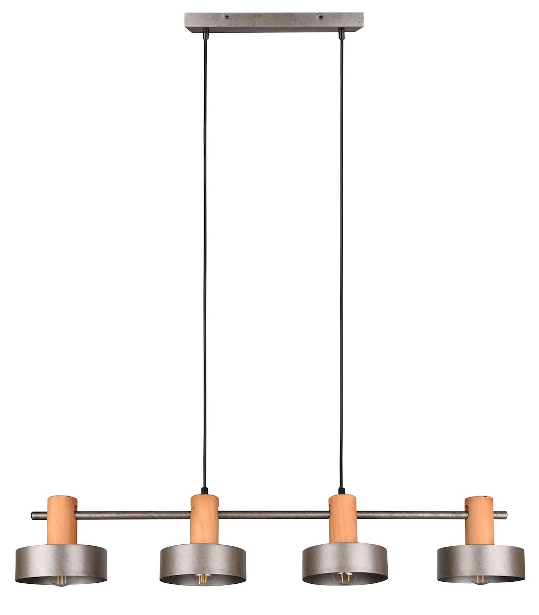 Trio Gaya riippuvalaisin 4-os. E14 antiikkiteräs