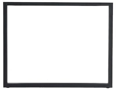 Ruska pöydänjalat musta pulverimaalattu metalli