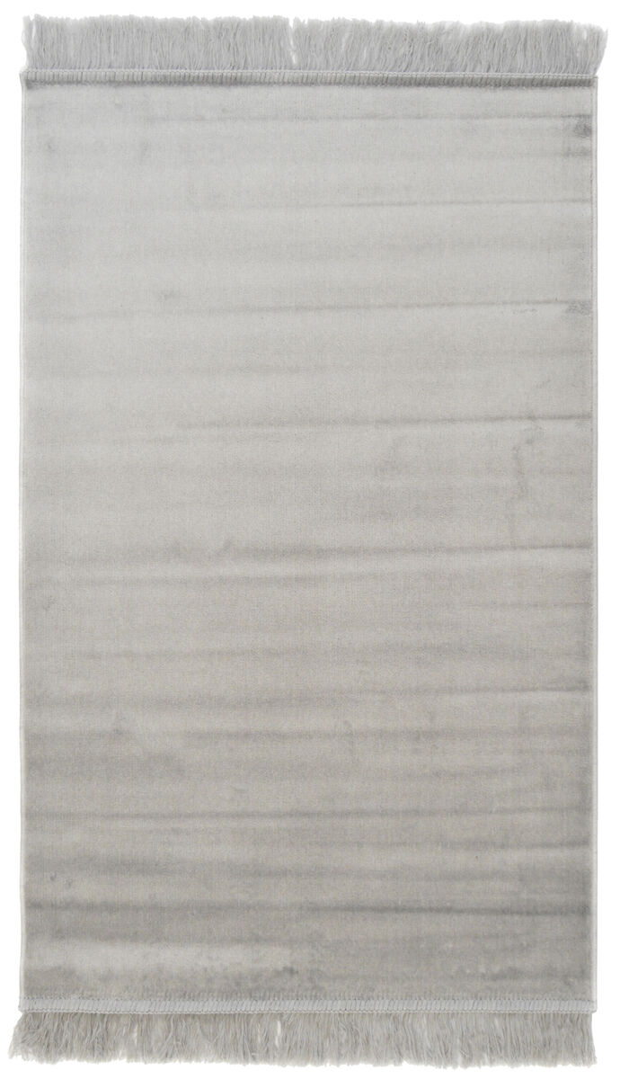Mattokymppi Ellen viskoosimatto 80×150 cm hopea