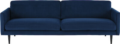 Classic sohva 3,5-istuttava vaaleanharmaa, Seven 180, jalka J-138 tammi