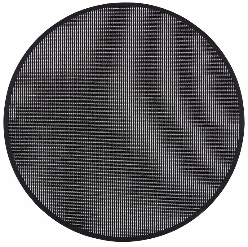 VM Carpet Lyyra 2 matto pyöreä musta 70