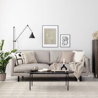 Toive 3,5-istuttava sohva kangasverhoiltu