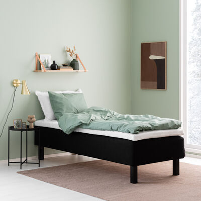 Unia Hotel 3 runkopatjapaketti 120x200 L musta Inari 100, prof vm, wenge jalat