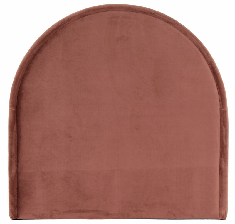 Helmi puolipyöreä sängynpääty 120x120 cm vanha roosa