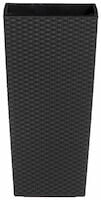 4Living Rattan ruukku harmaa 35x35x68 cm