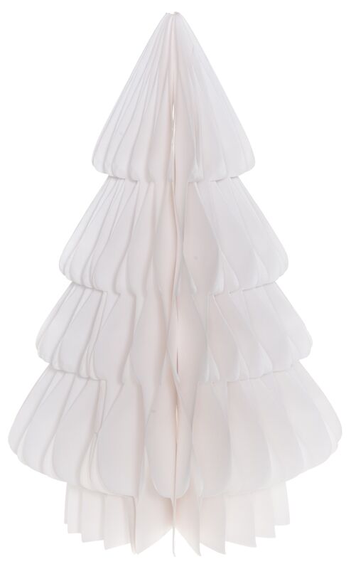 Paperikuusi 30 cm valkoinen