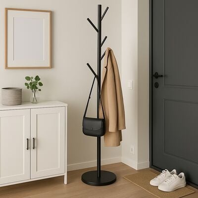 Oksa pystynaulakko valkoinen