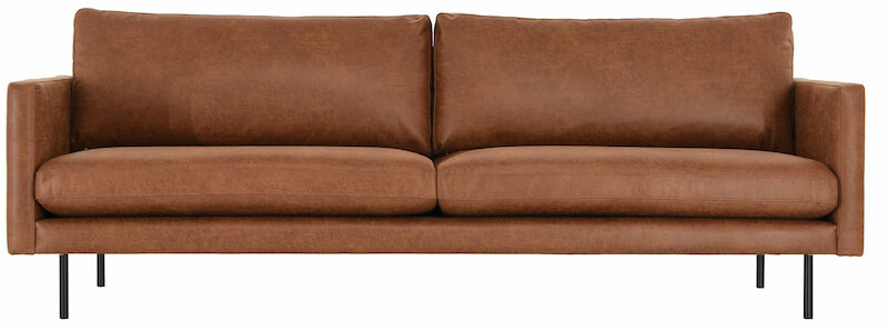 Scandic Copenhagen 3,5-istuttava sohva nahkaverhoiltu