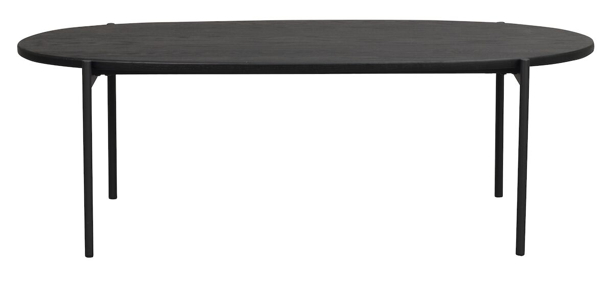 Rowico Skye ovaali sohvapöytä 120×60 musta/musta