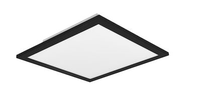 Trio Alpha LED katto-/seinävalaisin 45x45 cm mattamusta