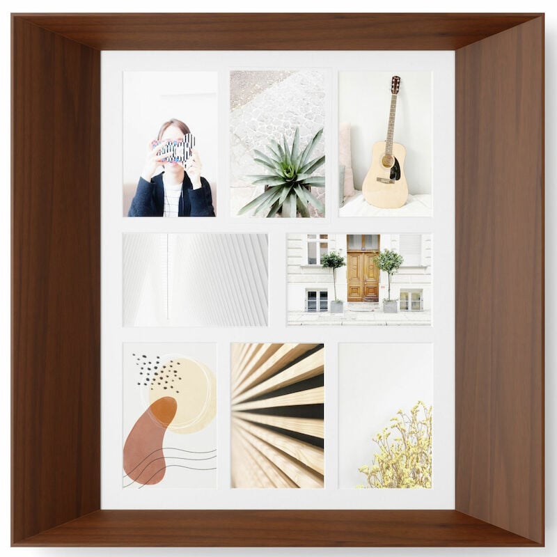 Umbra Lookout valokuvakehys vaalean pähkinäisenä