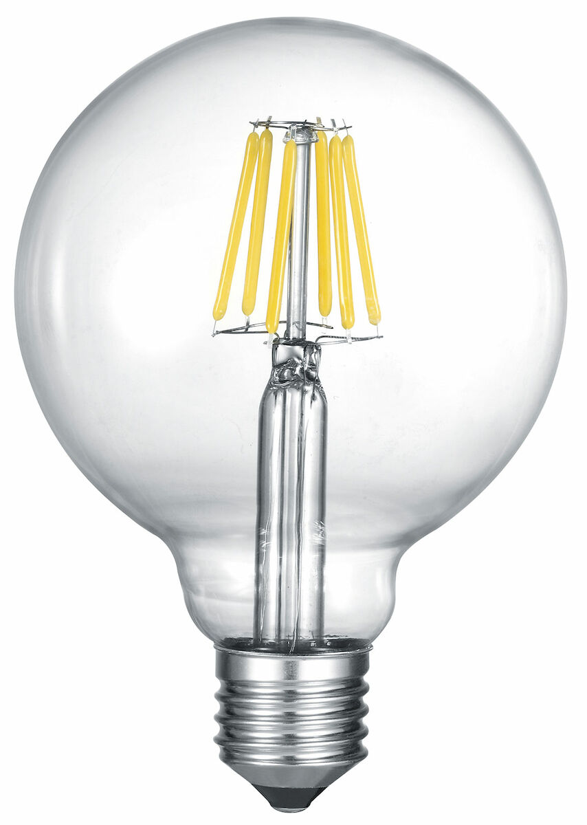 Trio LED-lamppu E27 6W filament globe