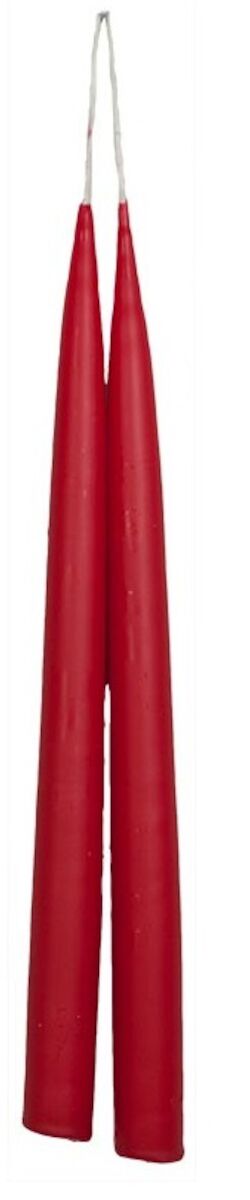 Puttipaja antiikkikynttilä 30 cm 2 kpl punainen