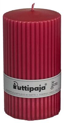 Puttipaja Vekkikynttilä 8 cm viini