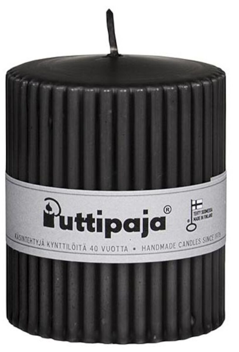 Puttipaja® Puttipaja Vekkikynttilä 8 cm musta