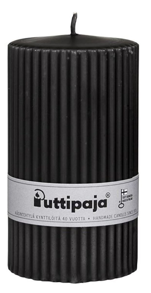 Puttipaja® Puttipaja Vekkikynttilä 12 cm musta