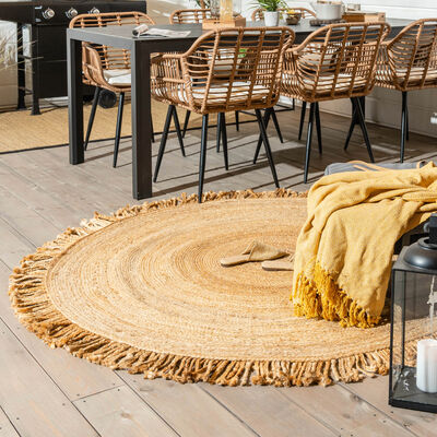 Asteri pyöreä juuttimatto 150 cm