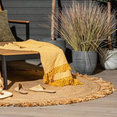 Asteri pyöreä juuttimatto 120 cm